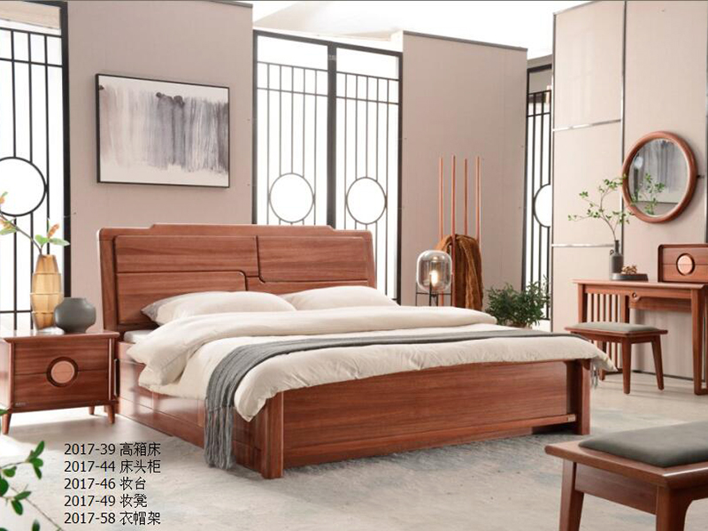 美林峰高箱床柜组合